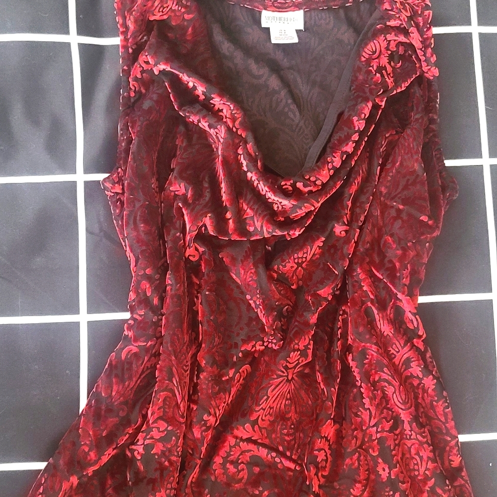 Velvet Maternity Top